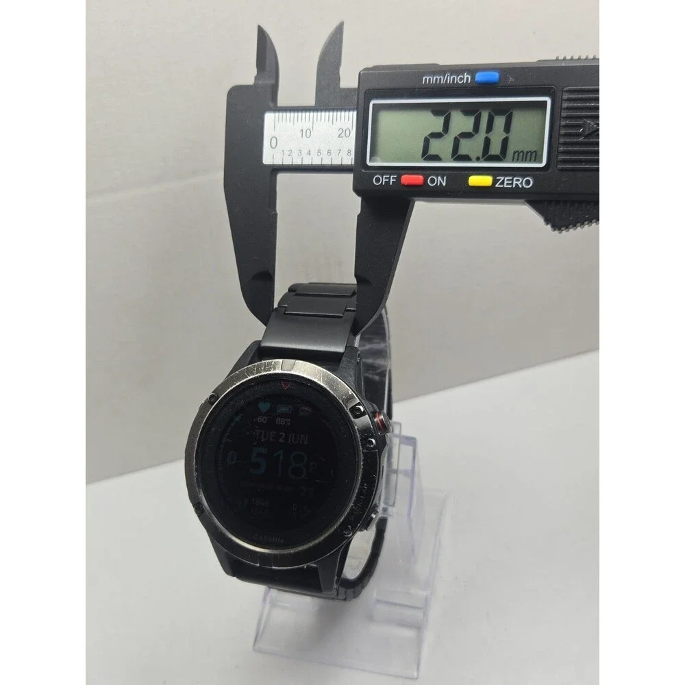 Garmin Fenix 5 47mm GPS Multisport Smartwatch Heart Rate 100M Black Watch Tested